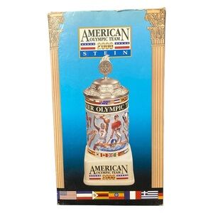 NEW Anheuser Busch 2000 American Summer Olympic Team Stein with Original Box
